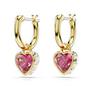 Swarovski Chroma Heart Drop Earrings 5684760