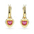 Swarovski Chroma Heart Drop Earrings 5684760