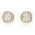 Swarovski Una Angelic Stud Earrings Gold 5686637