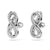 Swarovski Hyperbola Infinity Stud Earrings 5687269