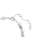 Swarovski Matrix Tennis Bracelet Round Cut Pearl Silver 5689625