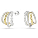 Swarovski Hyperbola Hoop Earrings Two-Tone 5689718