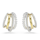 Swarovski Hyperbola Hoop Earrings Two-Tone 5689718