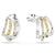 Swarovski Hyperbola Hoop Earrings Two-Tone 5689718