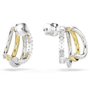 Swarovski Hyperbola Hoop Earrings Two-Tone 5689718