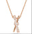 Swarovski Hyperbola Twist Necklace Rose Gold 5689788