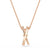 Swarovski Hyperbola Twist Necklace Rose Gold 5689788