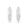 Swarovski Matrix Round Hoop Earrings Silver 5690670 Swarovski