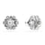 Swarovski Idyllia Snowflake Earrings Silver 5691483