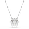 Swarovski Idyllia Snowflake Pendant Necklace Silver 5691484 Swarovski