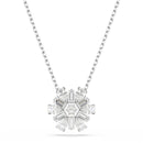 Swarovski Idyllia Snowflake Pendant Necklace Silver 5691484