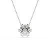 Swarovski Idyllia Snowflake Pendant Necklace Silver 5691484 Swarovski
