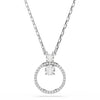 Swarovski Constella Pendant Necklace Silver Round 5692261 Swarovski