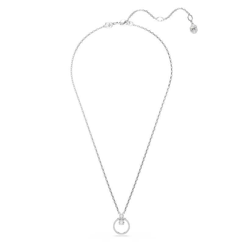Swarovski Constella Pendant Necklace Silver Round 5692261