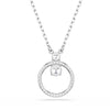 Swarovski Constella Pendant Necklace Silver Round 5692261 Swarovski