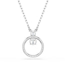 Swarovski Constella Pendant Necklace Silver Round 5692261