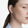 Swarovski Constella Stud Earrings Silver Round 5692262 Swarovski