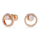 Swarovski Constella Stud Earrings Rose Gold 5692263