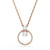 Swarovski Constella Pendant Necklace Round Rose Gold 5692266