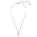 Swarovski Constella Pendant Necklace Round Rose Gold 5692266