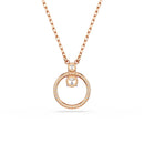 Swarovski Constella Pendant Necklace Round Rose Gold 5692266