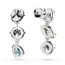 Swarovski Gema Drop Earrings Mix Colour Silver 5692406