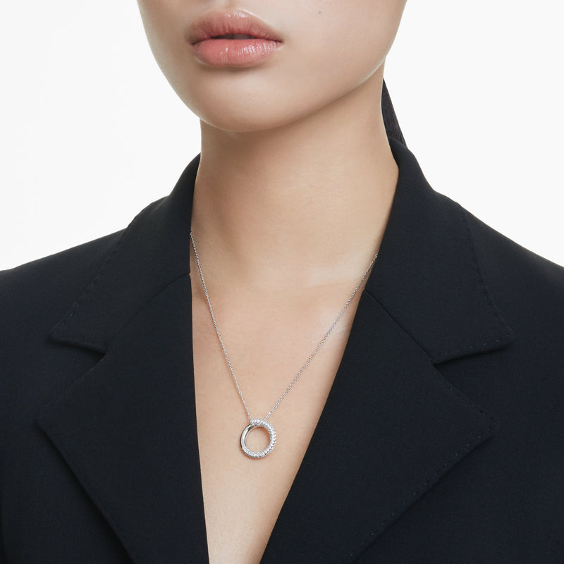 Swarovski Dextera Pendant Necklace Pavé Silver 5692737