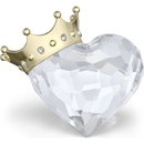 Swarovski Symbolica Heart with Crown Figurine 5692958 Swarovski