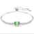 Swarovski Matrix Tennis Bracelet Green Baguette 5693411