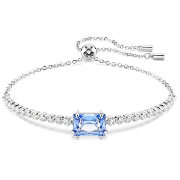 Swarovski Matrix Tennis Bracelet Blue Baguette 5693412