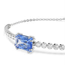 Swarovski Matrix Tennis Bracelet Blue Baguette 5693412