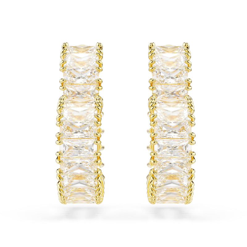 Swarovski Matrix Heart Hoop Earrings 5693512