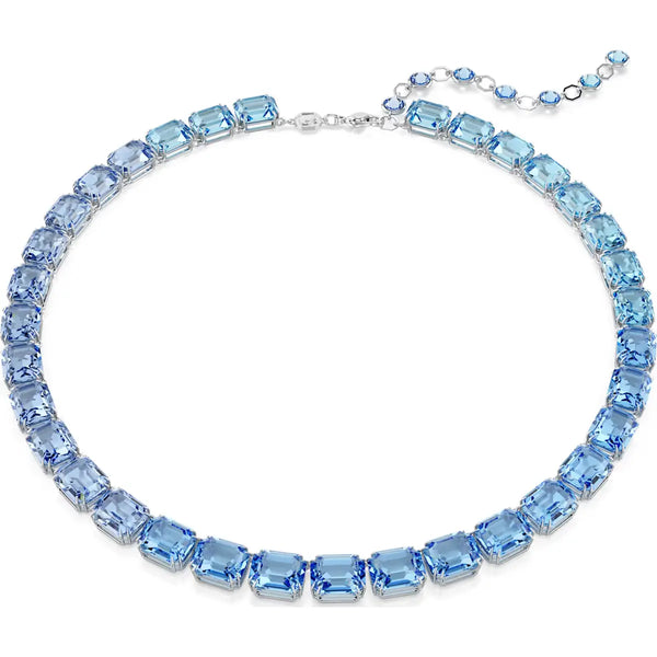 Swarovski Millenia Tennis Necklace Blue Gradient ReCreated™ 5694136