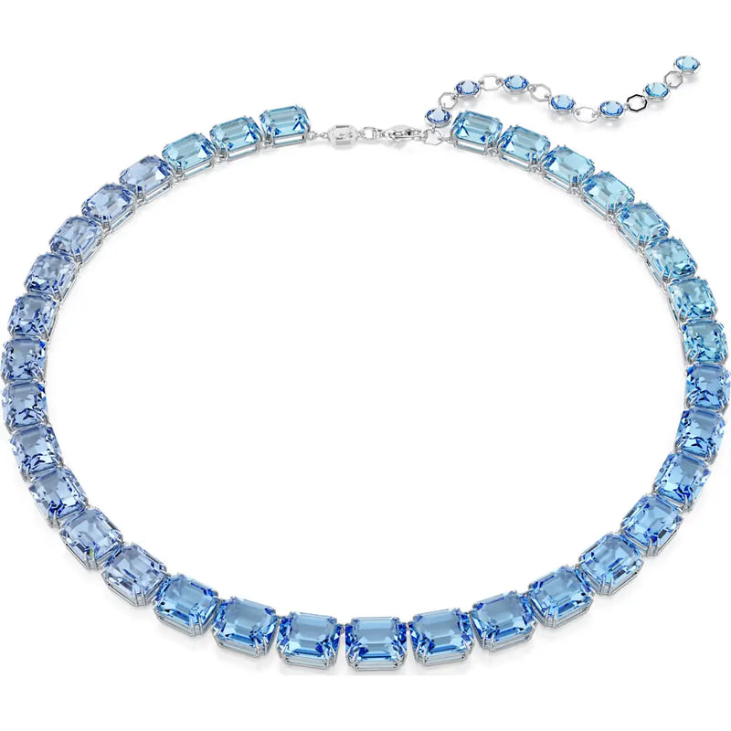 Swarovski Millenia Tennis Necklace Blue Gradient ReCreated™ 5694136