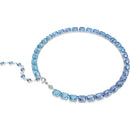 Swarovski Millenia Tennis Necklace Blue Gradient ReCreated™ 5694136