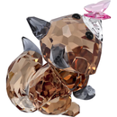 Swarovski Idyllia Fox and Butterfly Figurine 5701250 Swarovski