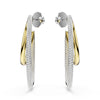 Swarovski Hyperbola Hoop Earrings 5702400 Swarovski