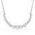 Swarovski Matrix Necklace Silver Round Gradient 5705396