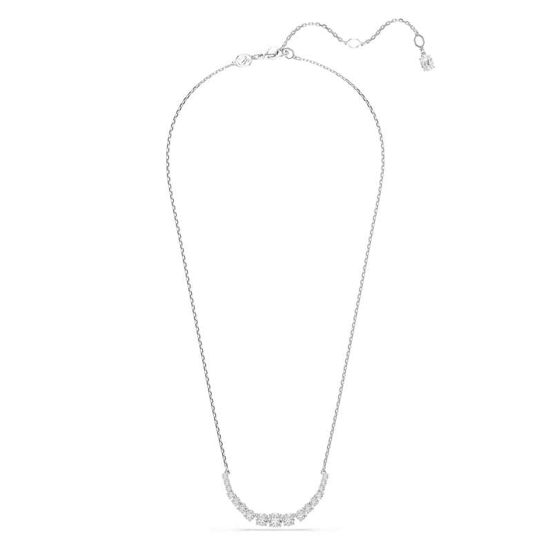Swarovski Matrix Necklace Silver Round Gradient 5705396