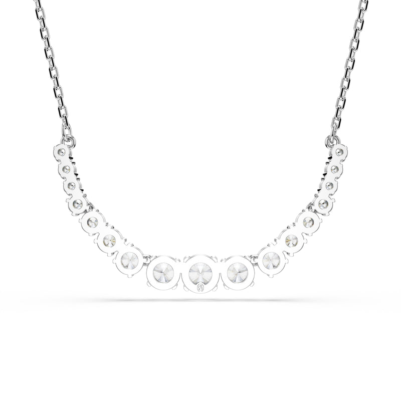 Swarovski Matrix Necklace Silver Round Gradient 5705396