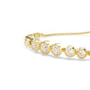 Swarovski Imber Tennis Bracelet Round Cut Gold 5705450 Swarovski