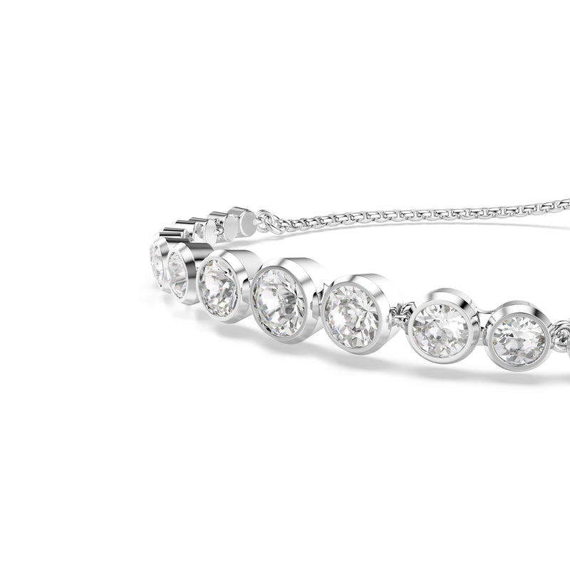 Swarovski Imber Tennis Bracelet Round Cut Silver 5705451
