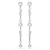 Swarovski Constella Pearl Drop Earrings Silver 5705614