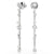 Swarovski Constella Pearl Drop Earrings Silver 5705614