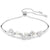 Swarovski Constella Bangle Crystal Pearl Round Cut Silver 5705618