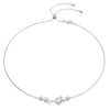 Swarovski Constella Necklace Crystal Pearl Round Cut Silver 5705626 Swarovski