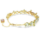 Swarovski Gema Tennis Bracelet Mixed Cut Gold 5705808