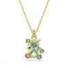 Swarovski Gema Pendant Necklace Multi-Stone Gold 5705816 Swarovski