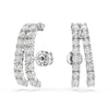 Swarovski Matrix Ear Cuffs Round Cut Silver 5705835 Swarovski