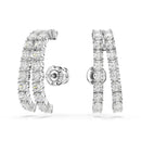 Swarovski Matrix Ear Cuffs Round Cut Silver 5705835